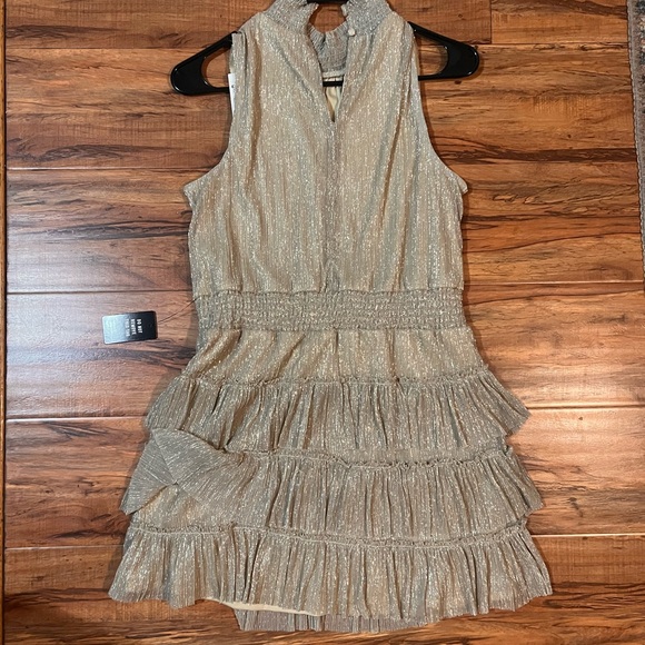 Gold sparkly cocktail dress - Picture 2 of 3